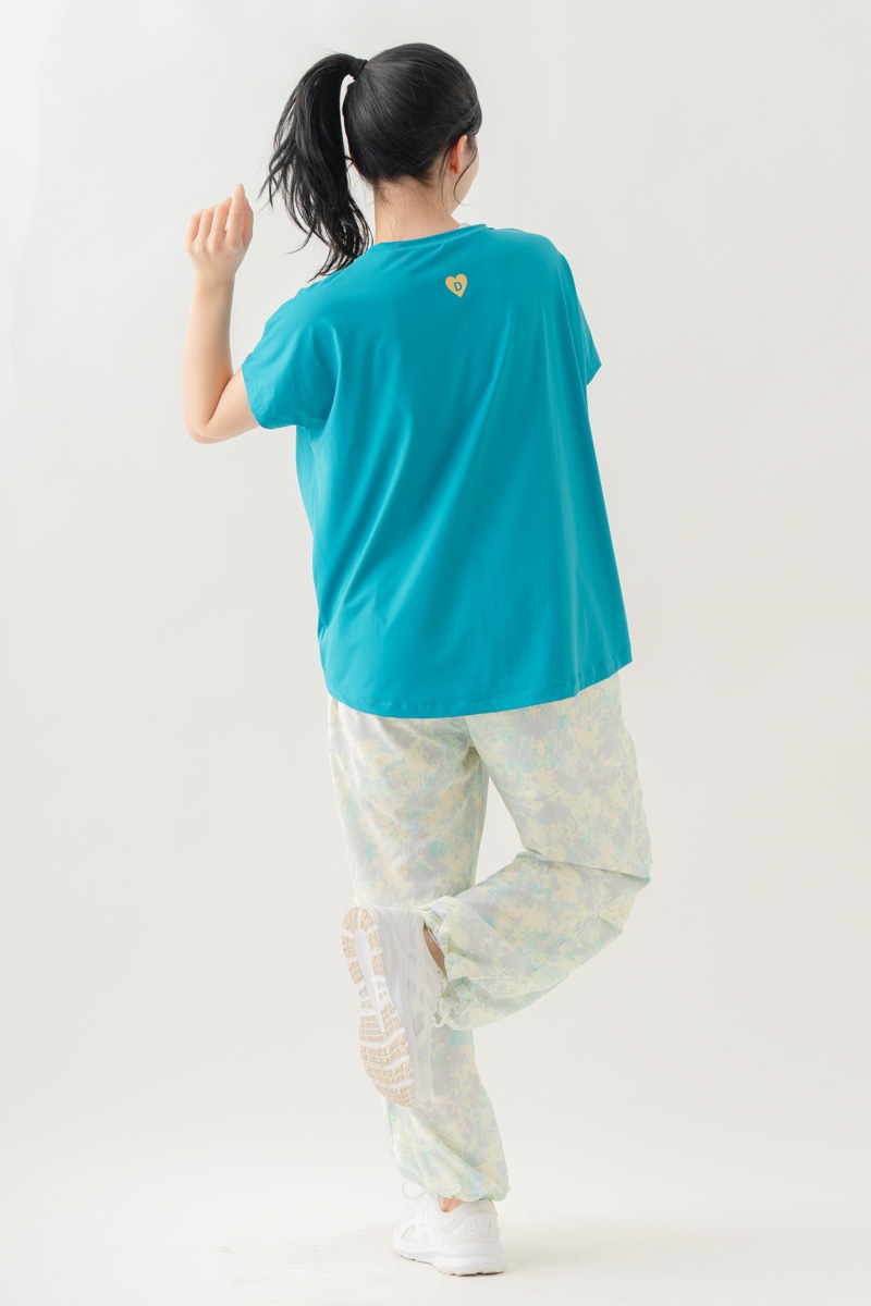【先行割10％OFF】　メタルロゴプリントTシャツ ブルー 1634-1490【8/17まで】