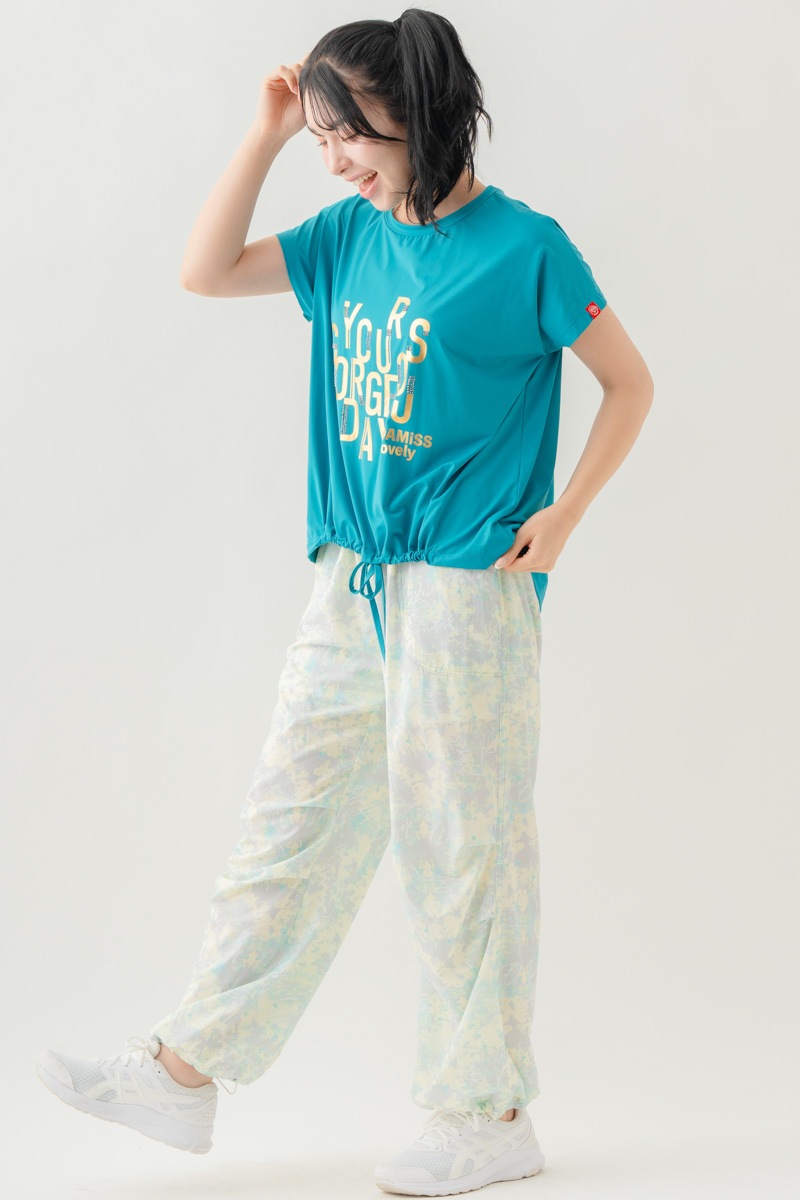 【先行割10％OFF】　メタルロゴプリントTシャツ ブルー 1634-1490【8/17まで】