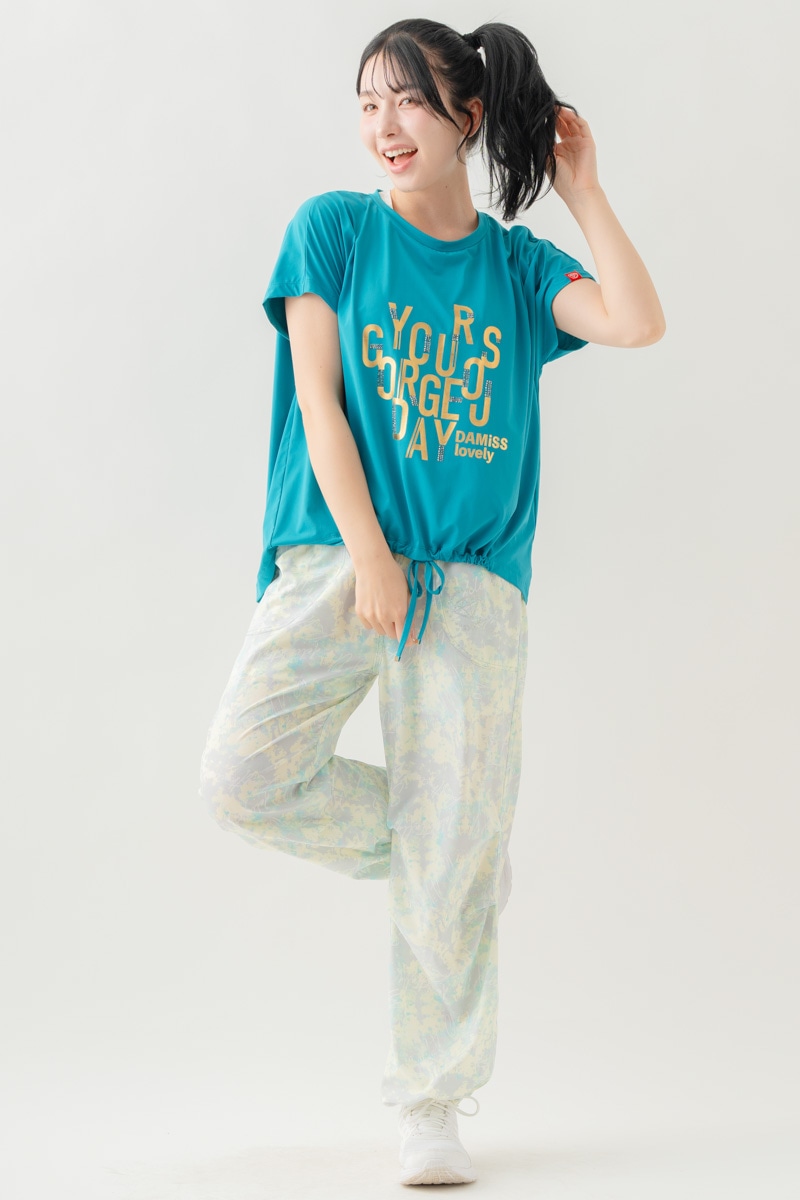 【先行割10％OFF】　メタルロゴプリントTシャツ ブルー 1634-1490【8/17まで】
