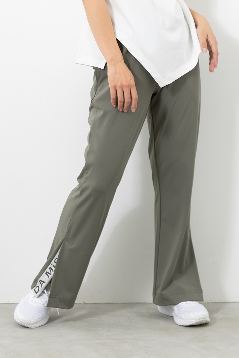 スリットロゴパンツ カーキ 1432-1203