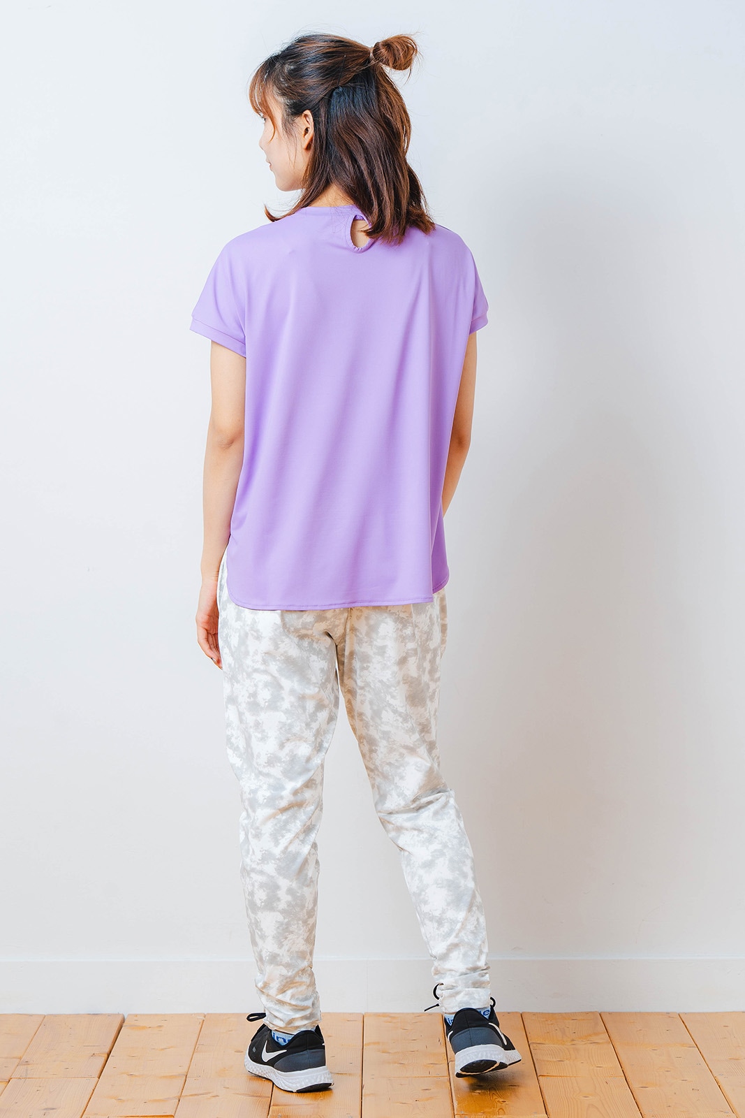 ハートゼブラ Tシャツ パープル 1534-1615