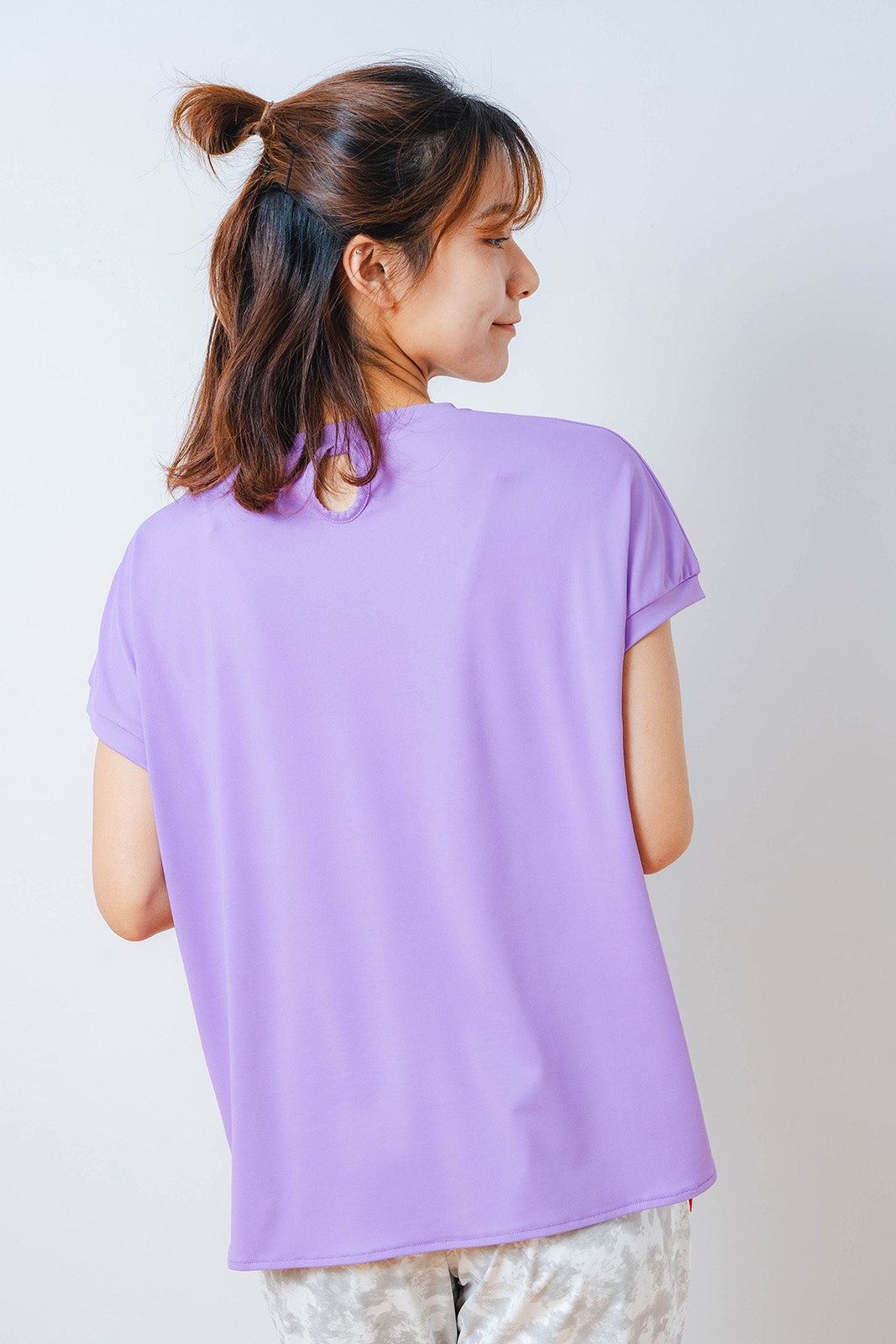 ハートゼブラ Tシャツ パープル 1534-1615