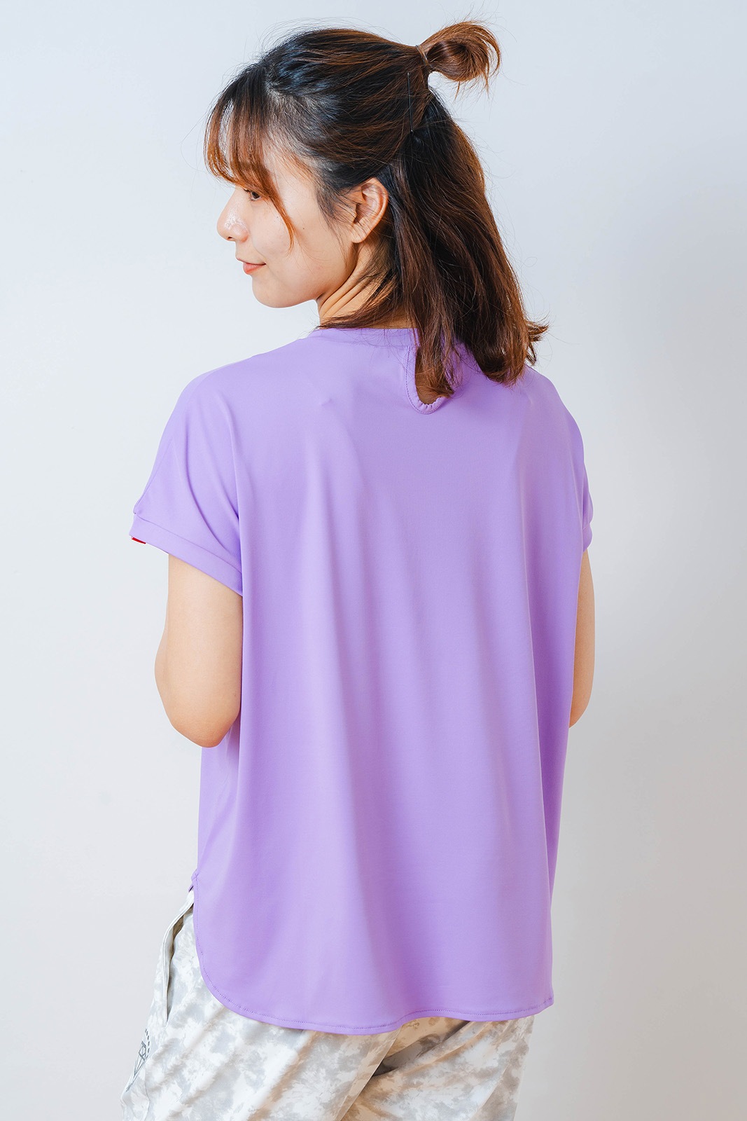 ハートゼブラ Tシャツ パープル 1534-1615