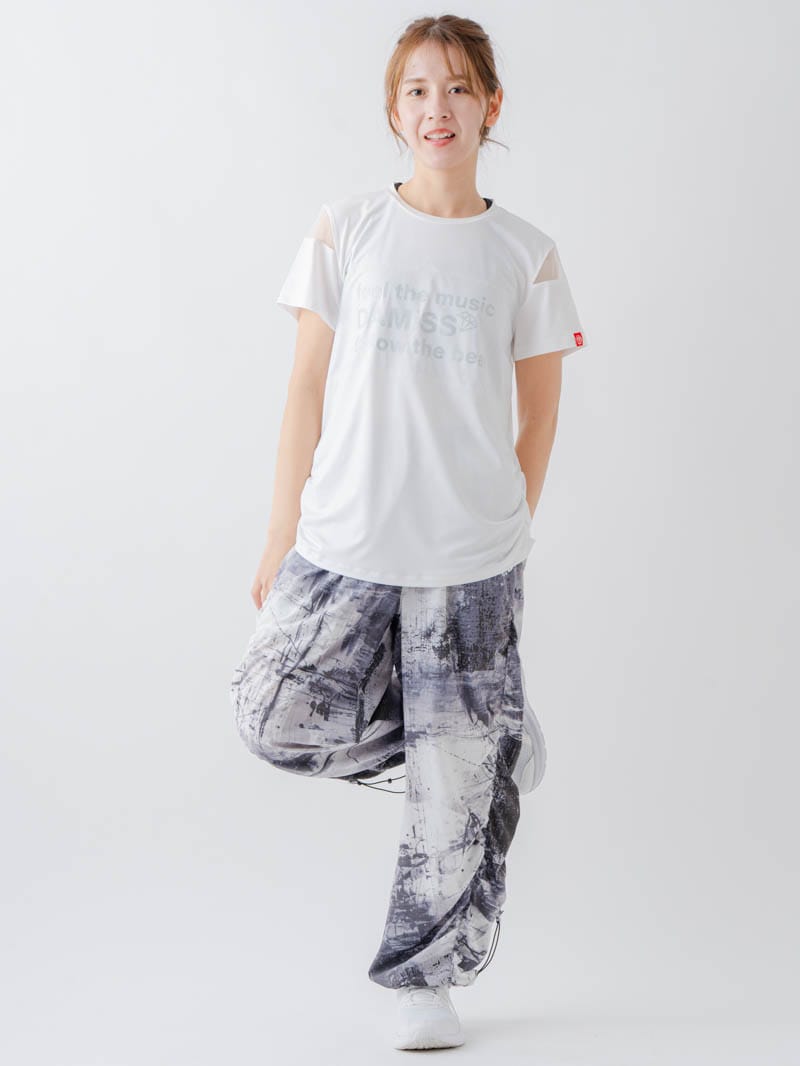 チュールデコTシャツ ホワイト 1634-1465