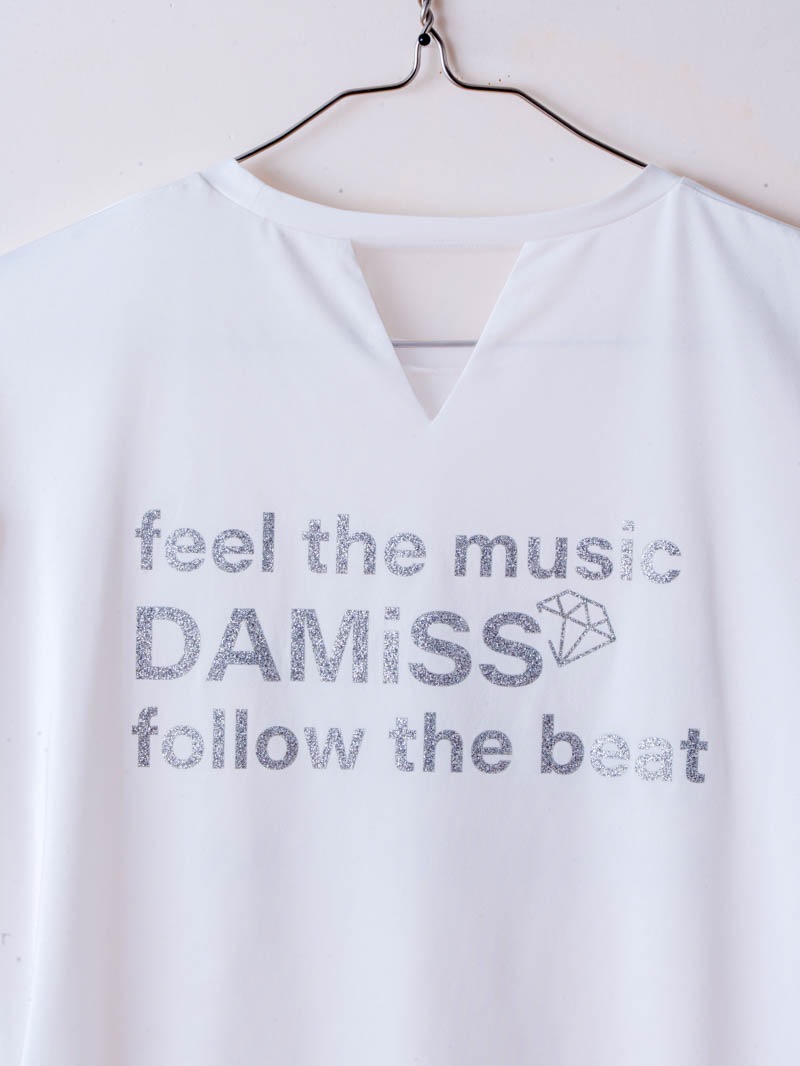 チュールデコTシャツ ホワイト 1634-1465
