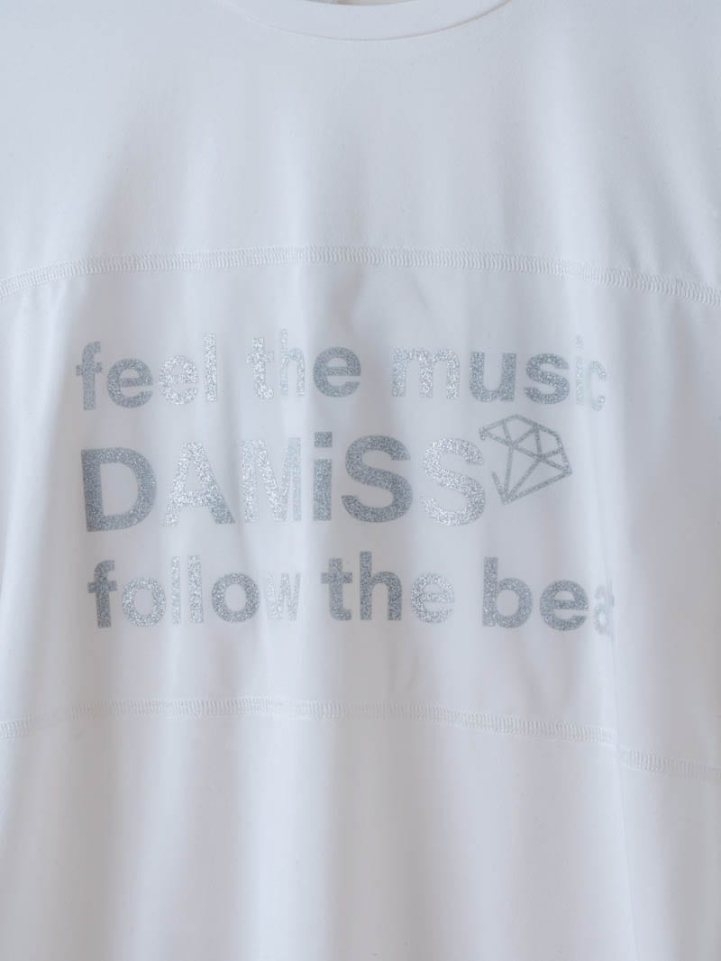チュールデコTシャツ ホワイト 1634-1465