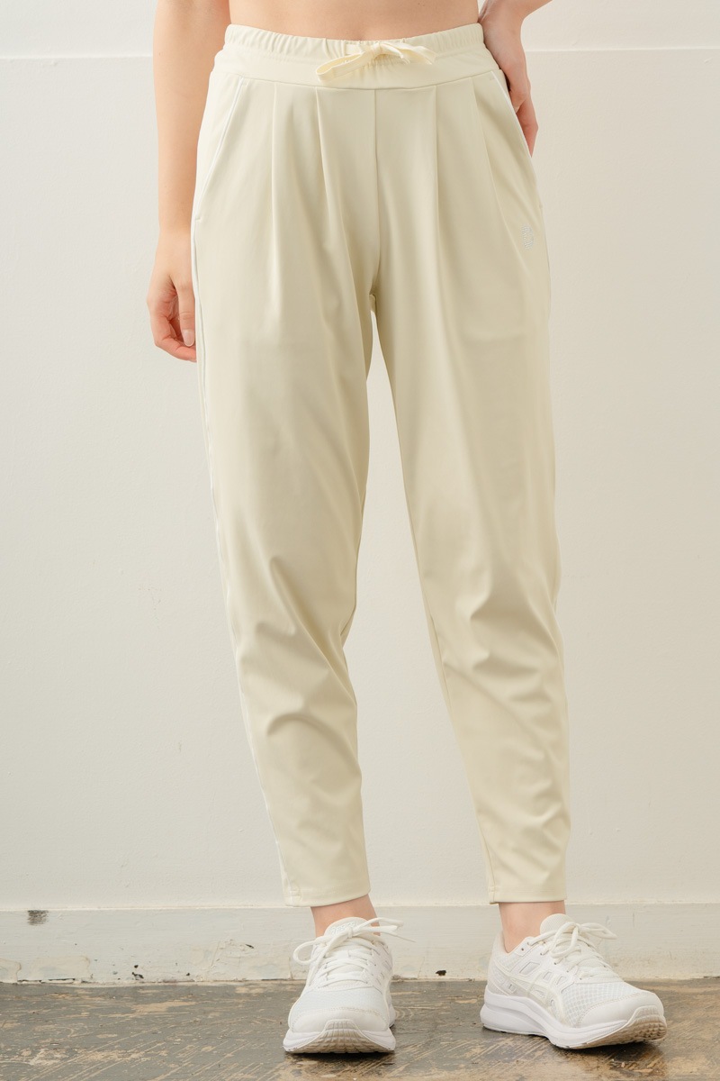 【先行割10％OFF】　カラーラインストレッチパンツ アイボリー 5632-1491【8/17まで】