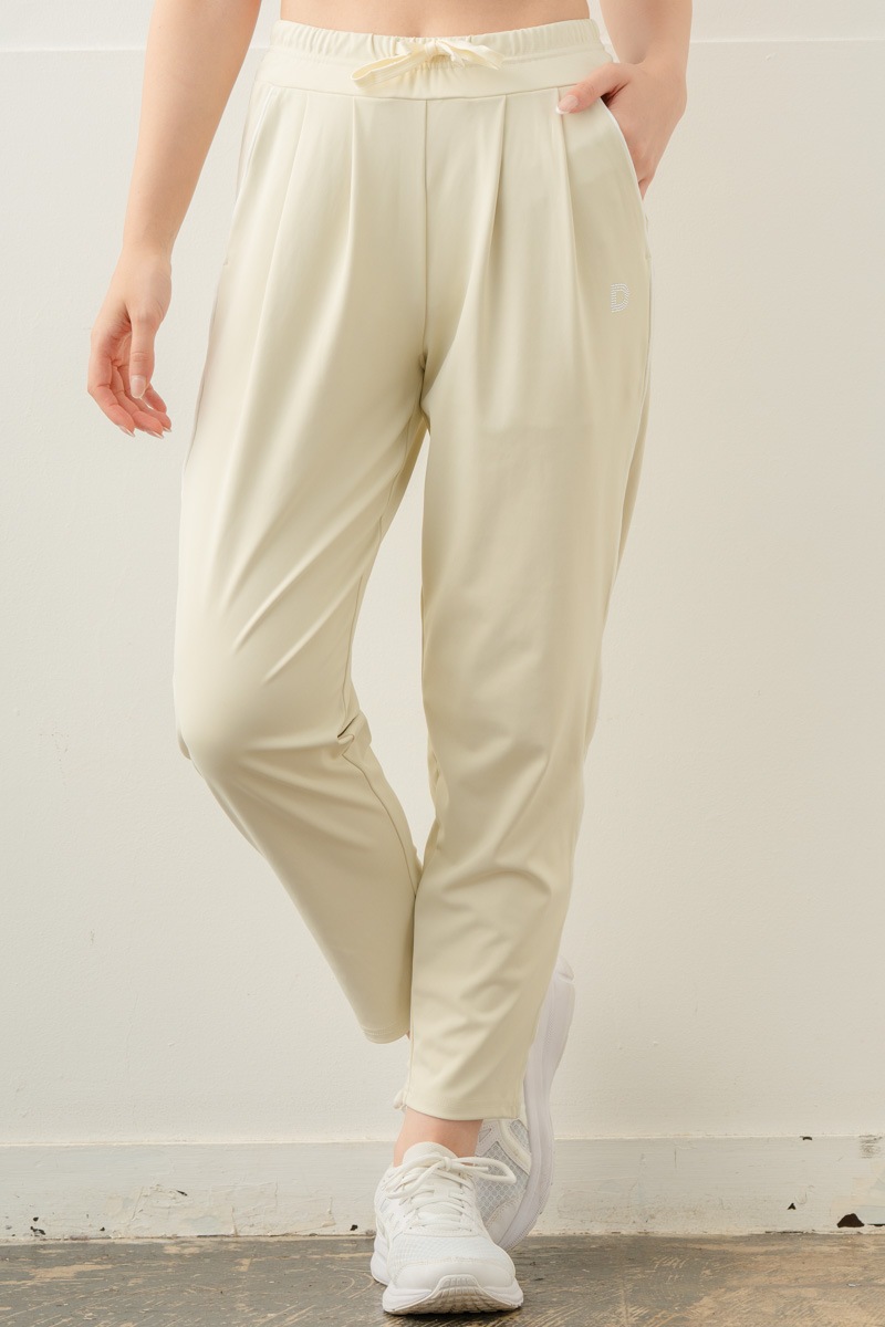 【先行割10％OFF】　カラーラインストレッチパンツ アイボリー 5632-1491【8/17まで】