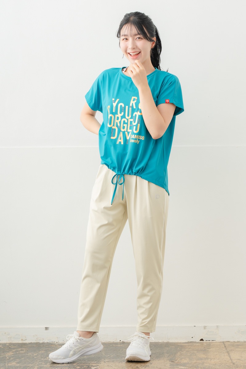 【先行割10％OFF】　カラーラインストレッチパンツ アイボリー 5632-1491【8/17まで】