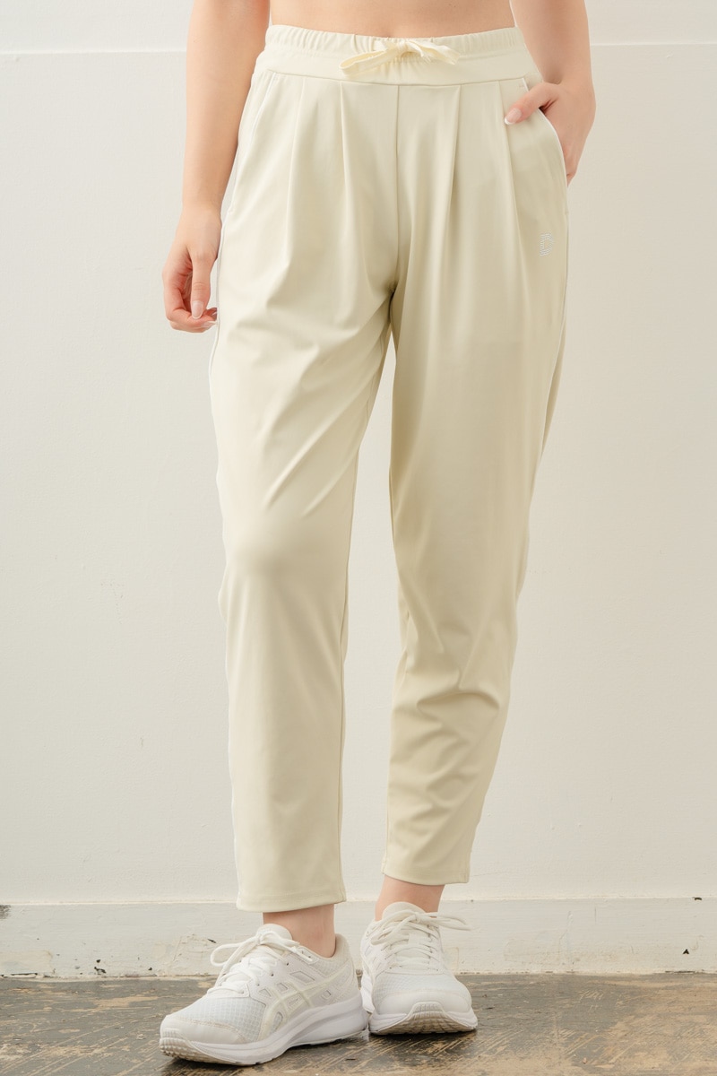 【先行割10％OFF】　カラーラインストレッチパンツ アイボリー 5632-1491【8/17まで】