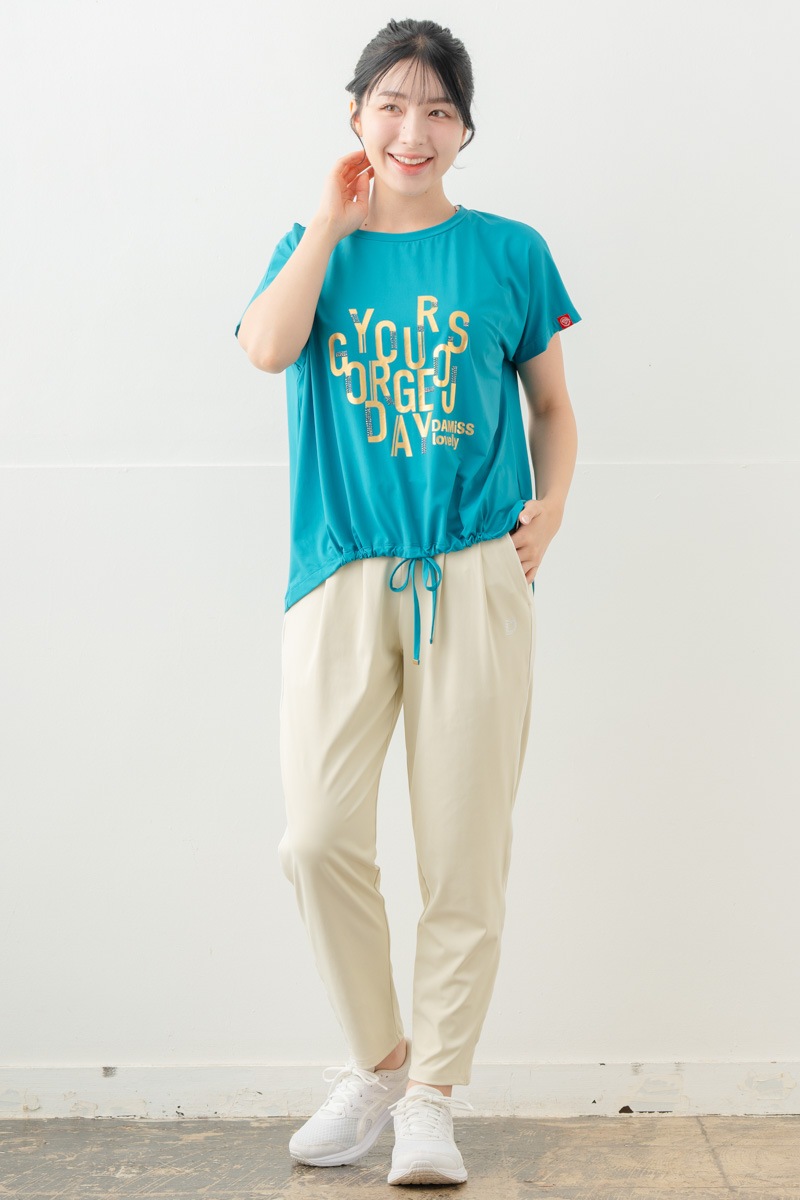 【先行割10％OFF】　カラーラインストレッチパンツ アイボリー 5632-1491【8/17まで】