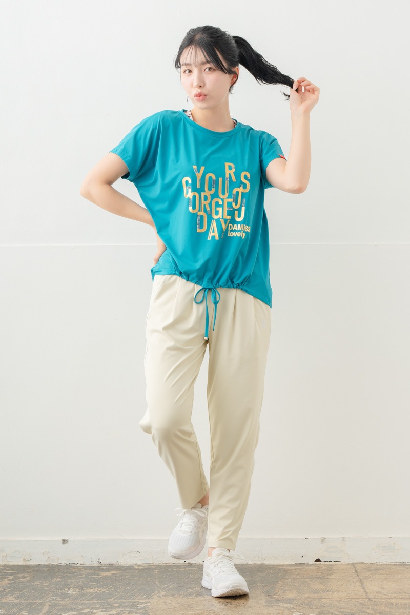 【先行割10％OFF】　カラーラインストレッチパンツ アイボリー 5632-1491【8/17まで】