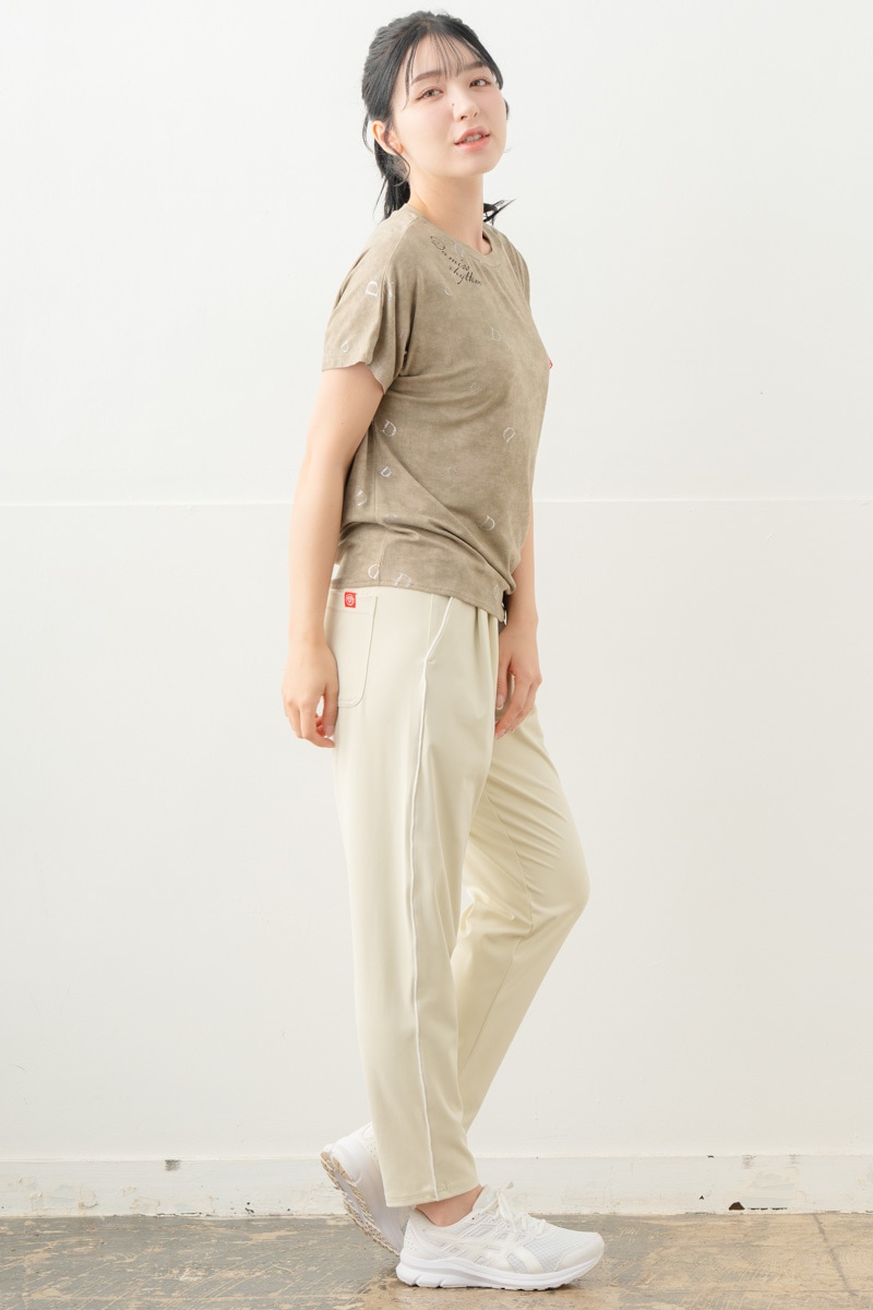 【先行割10％OFF】　カラーラインストレッチパンツ アイボリー 5632-1491【8/17まで】