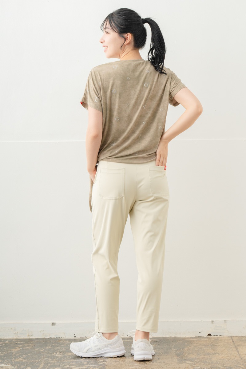 【先行割10％OFF】　カラーラインストレッチパンツ アイボリー 5632-1491【8/17まで】