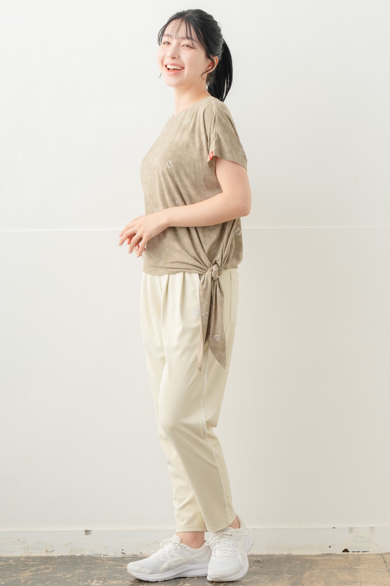 【先行割10％OFF】　カラーラインストレッチパンツ アイボリー 5632-1491【8/17まで】
