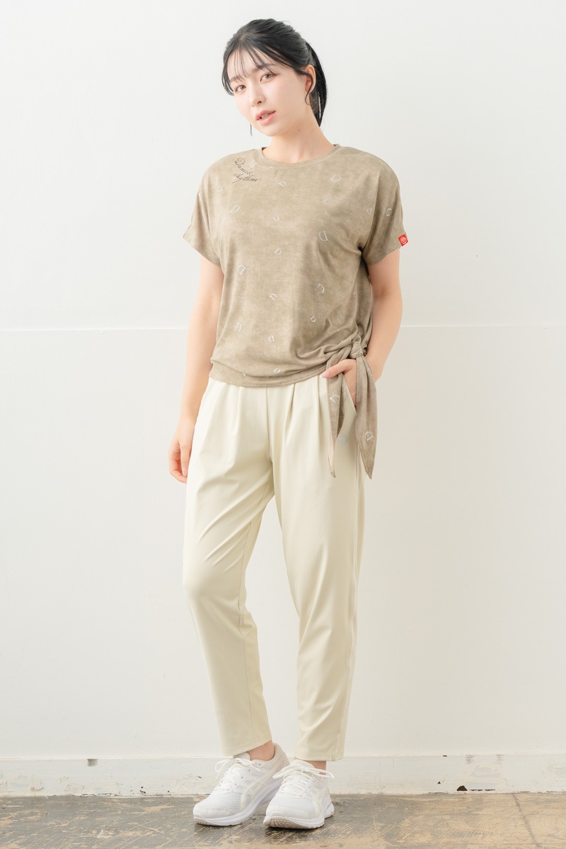 【先行割10％OFF】　カラーラインストレッチパンツ アイボリー 5632-1491【8/17まで】