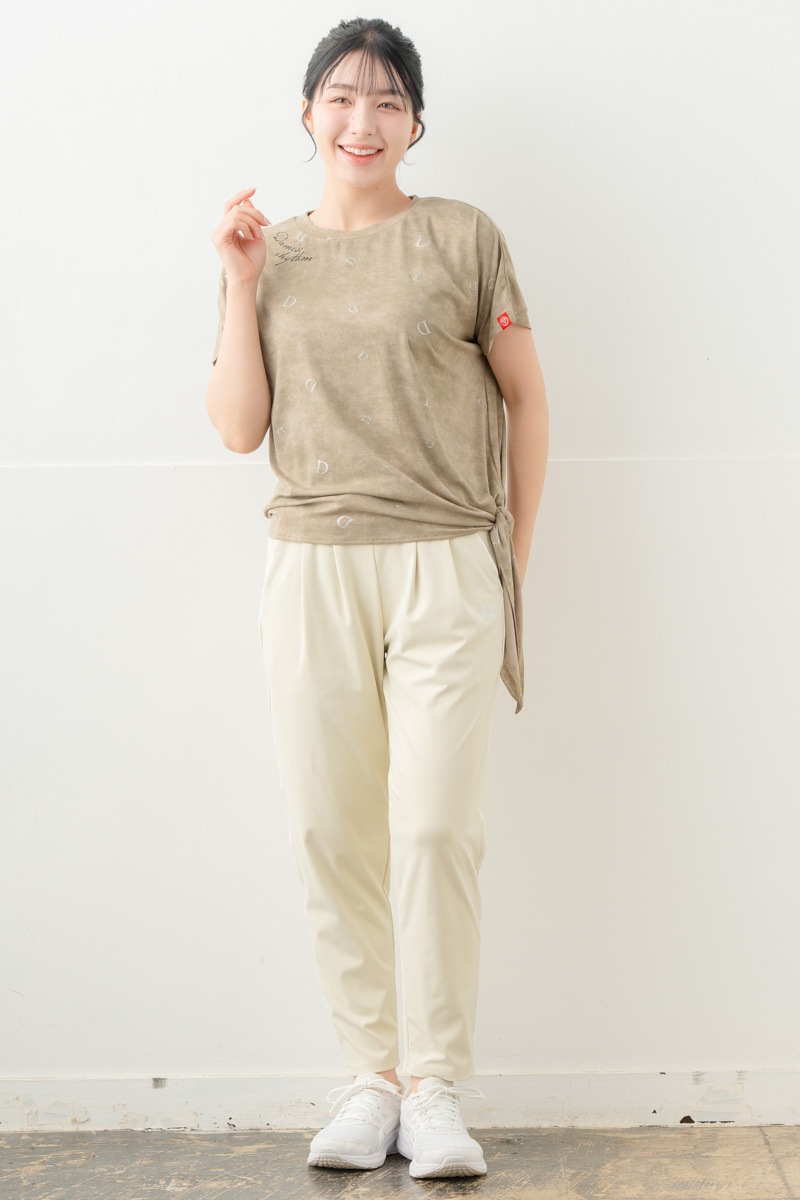 【先行割10％OFF】　カラーラインストレッチパンツ アイボリー 5632-1491【8/17まで】