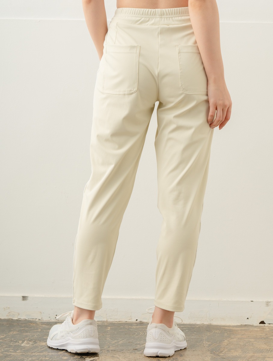 【先行割10％OFF】　カラーラインストレッチパンツ アイボリー 5632-1491【8/17まで】