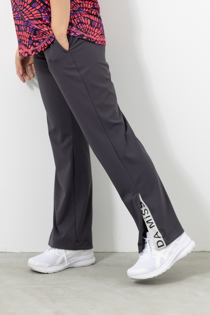 スリットロゴパンツ チャコール 1432-1203