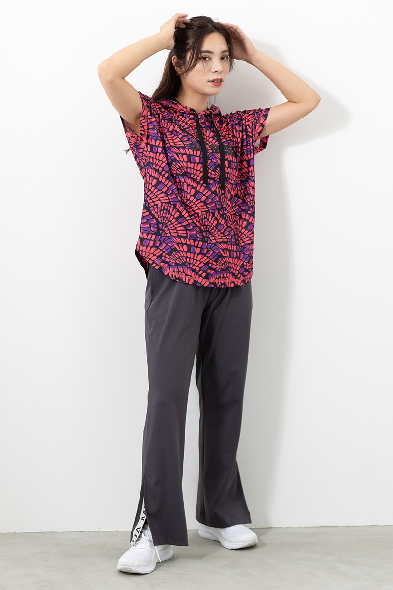 スリットロゴパンツ チャコール 1432-1203