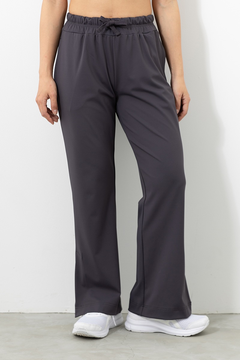 スリットロゴパンツ チャコール 1432-1203