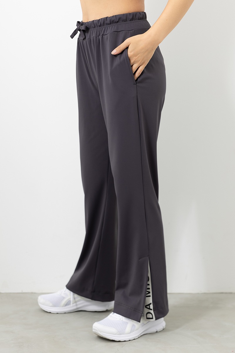 スリットロゴパンツ チャコール 1432-1203