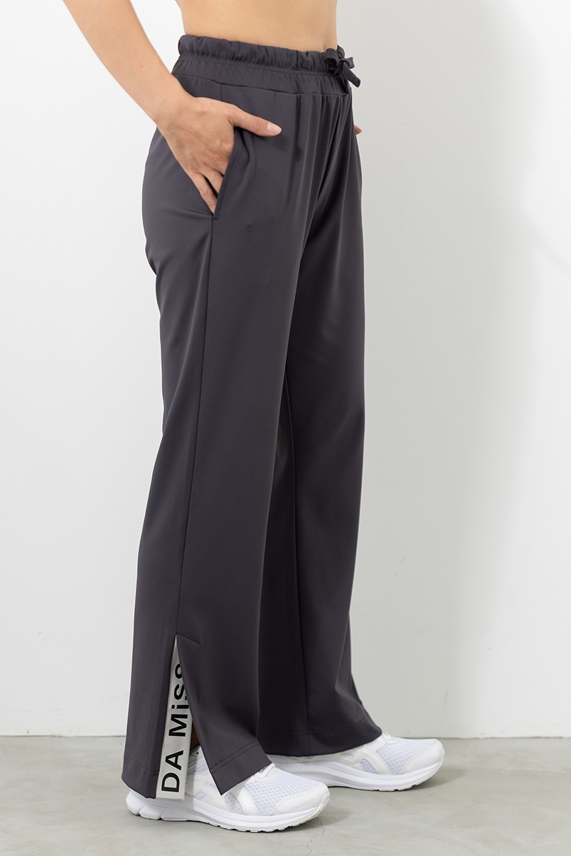 スリットロゴパンツ チャコール 1432-1203