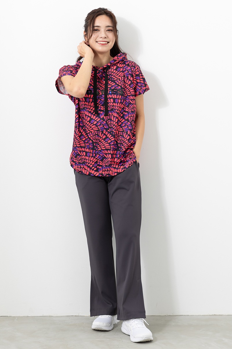 スリットロゴパンツ チャコール 1432-1203