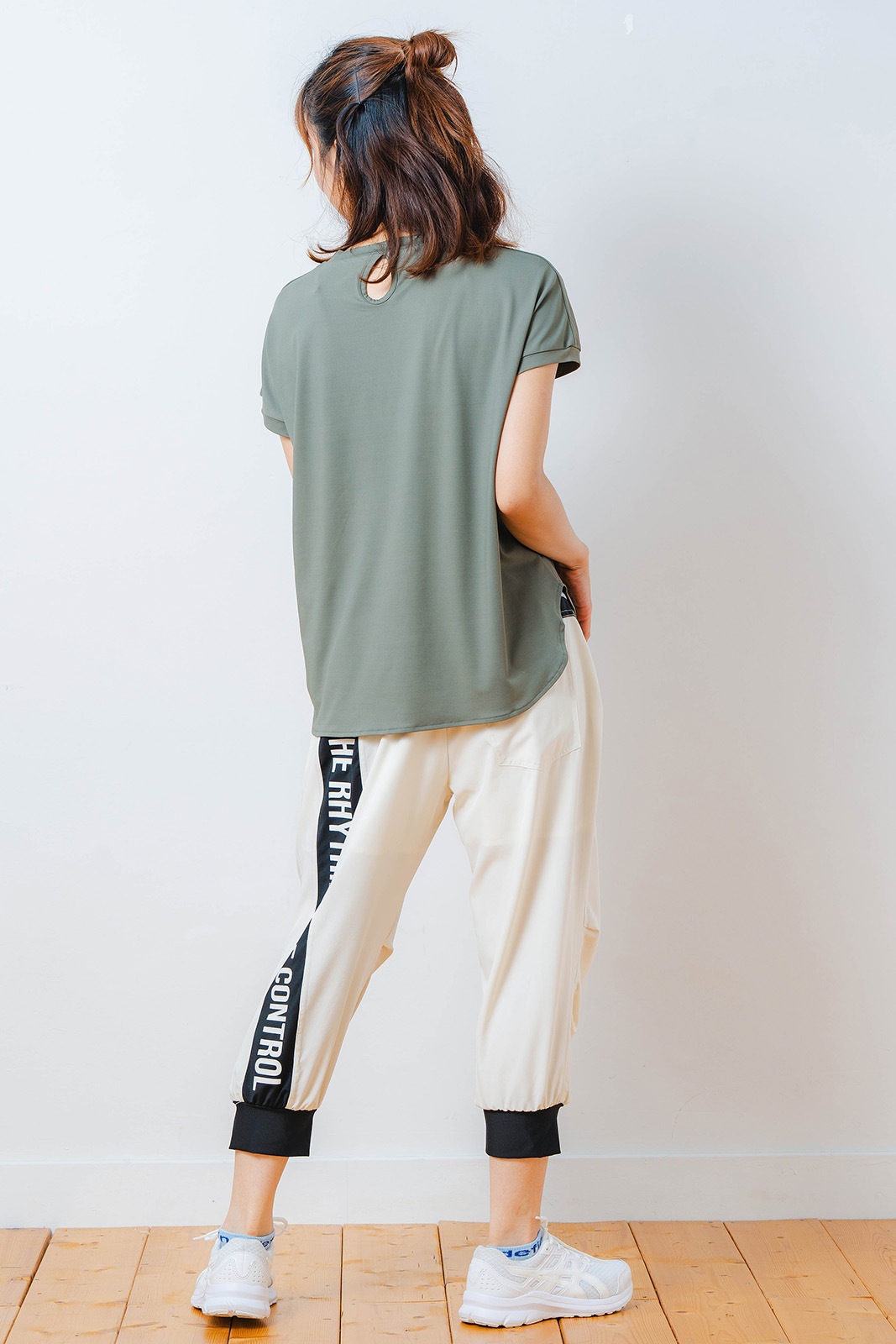 ハートゼブラ Tシャツ カーキ 1534-1615