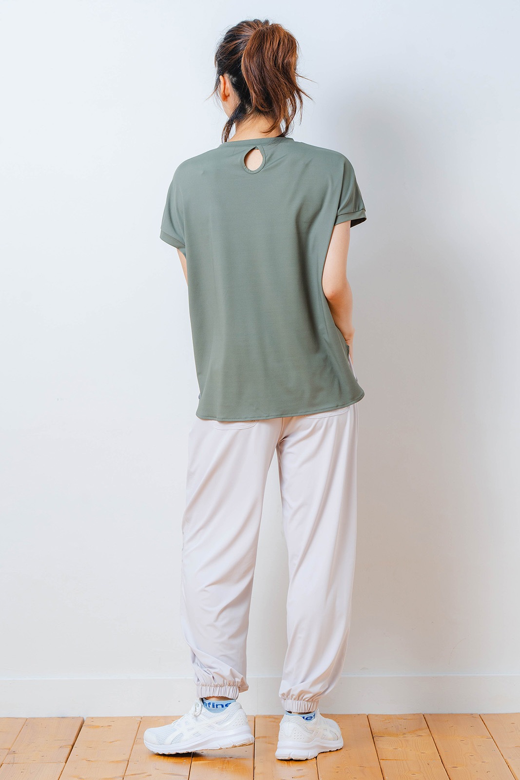 ハートゼブラ Tシャツ カーキ 1534-1615