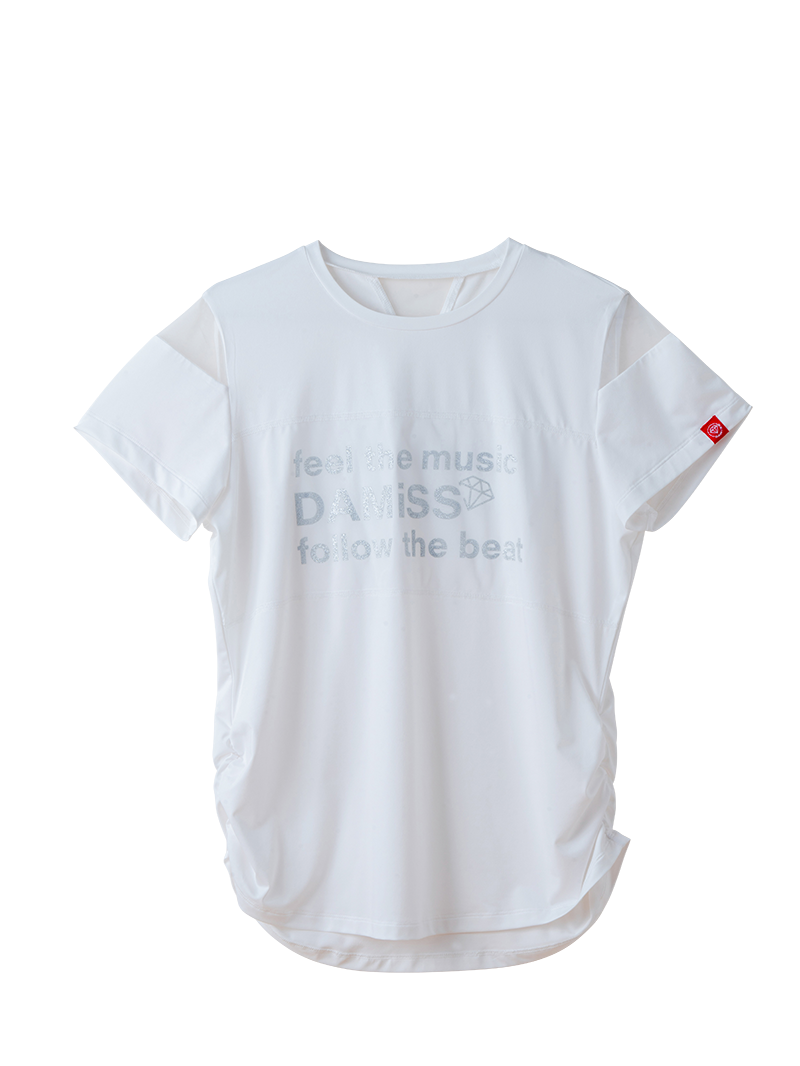 チュールデコTシャツ  ブラック  1634-1465