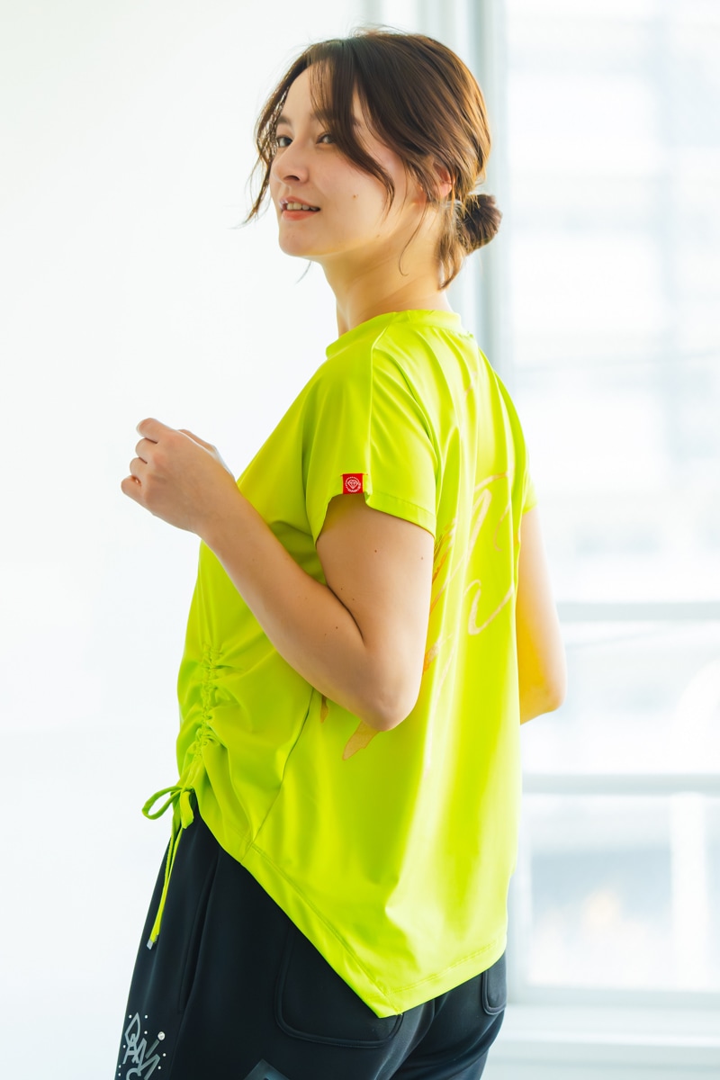 バックBigロゴTシャツ イエロー 1434-1605