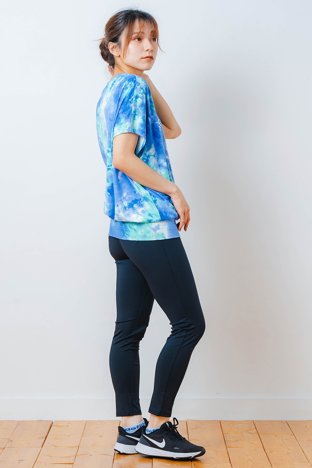 タイダイカスタムプリント  Tシャツ  ブルー 1534-1616 