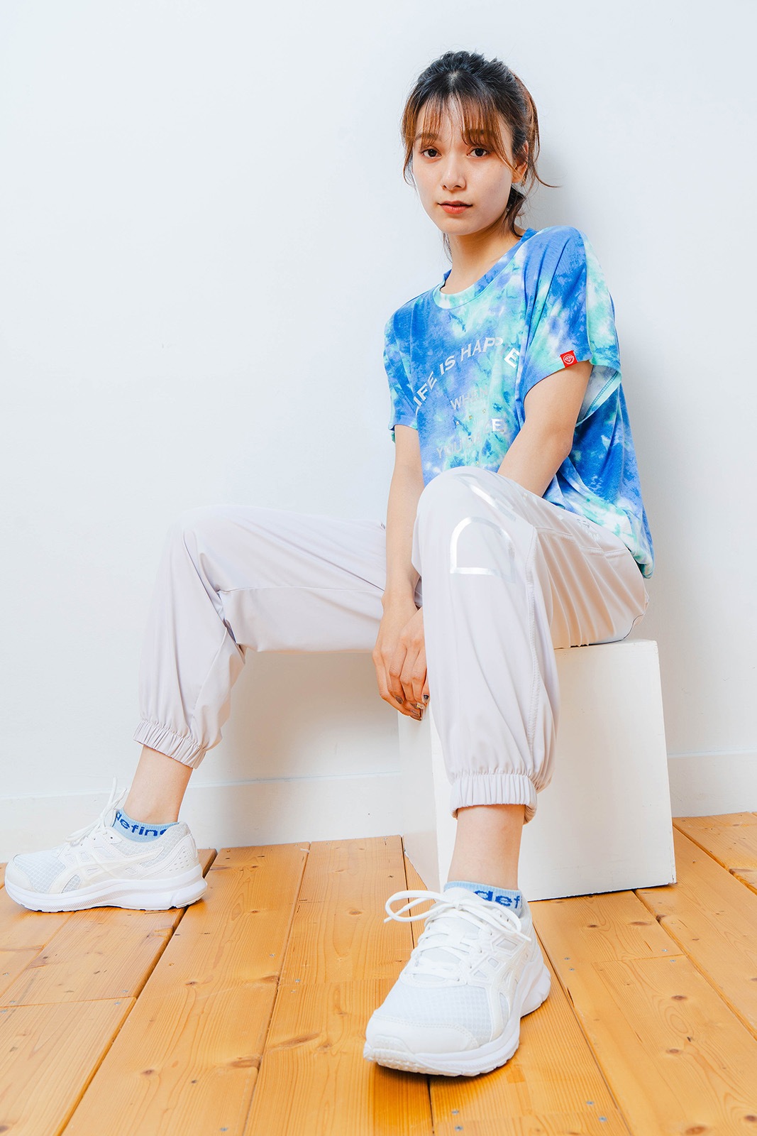 タイダイカスタムプリント  Tシャツ  ブルー 1534-1616 