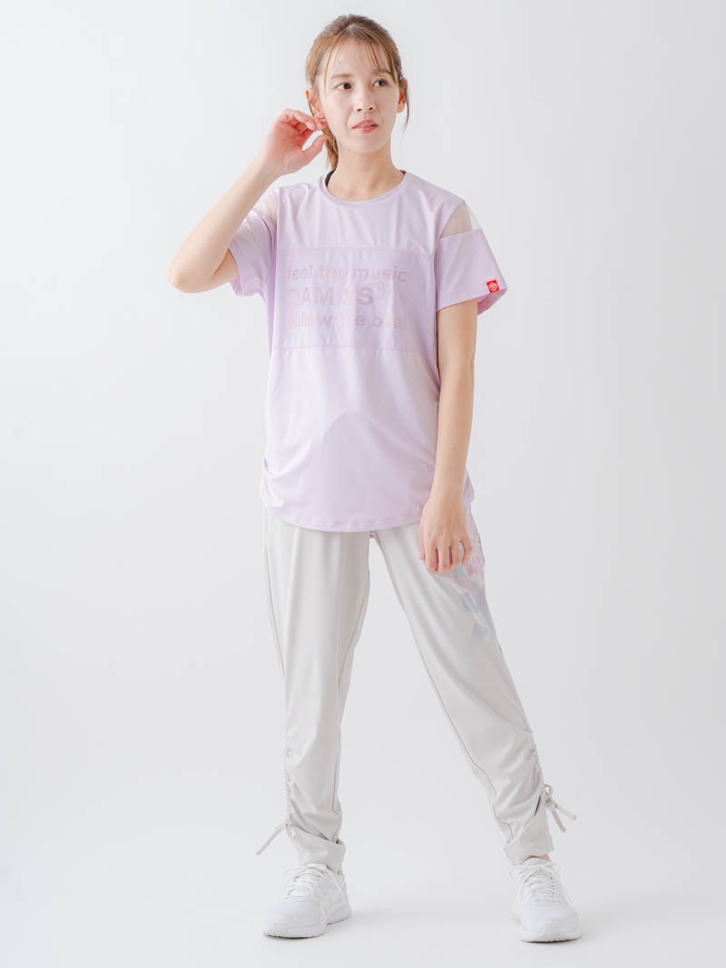 チュールデコTシャツ   ピンク  1634-1465