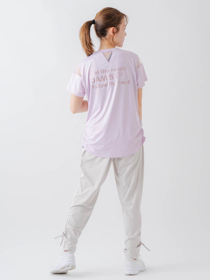 チュールデコTシャツ   ピンク  1634-1465