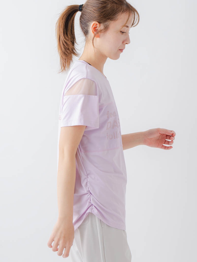 チュールデコTシャツ   ピンク  1634-1465
