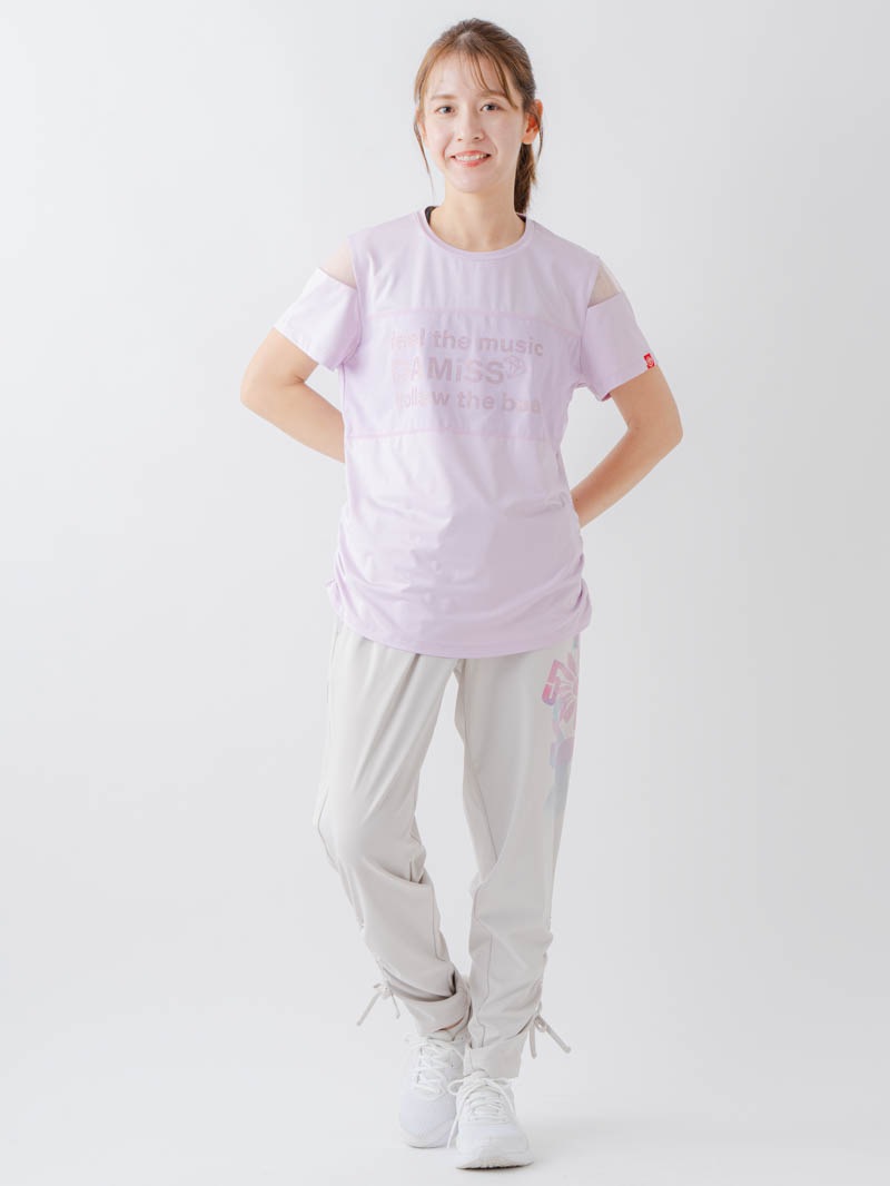 チュールデコTシャツ   ピンク  1634-1465