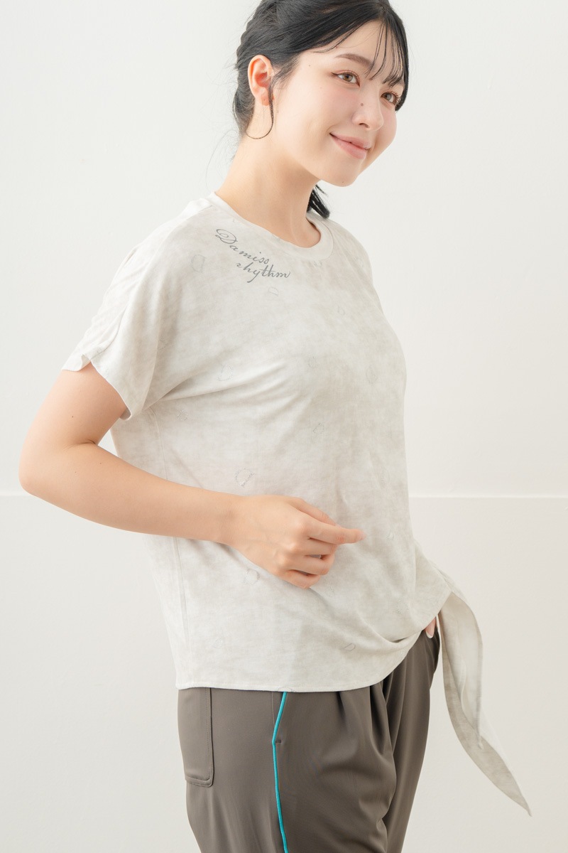 【先行割10％OFF】　ランダムレター結びＴシャツ ホワイト 5634-1492【8/17まで】