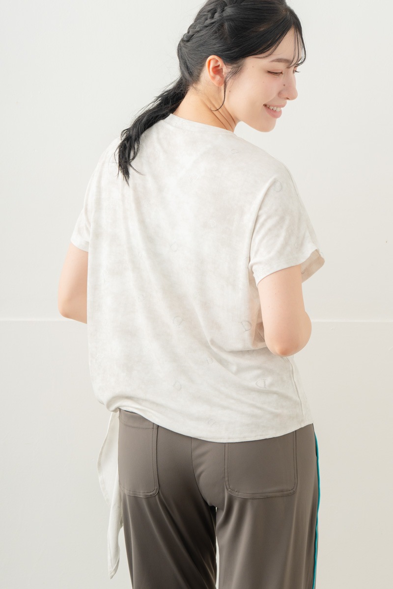 【先行割10％OFF】　ランダムレター結びＴシャツ ホワイト 5634-1492【8/17まで】