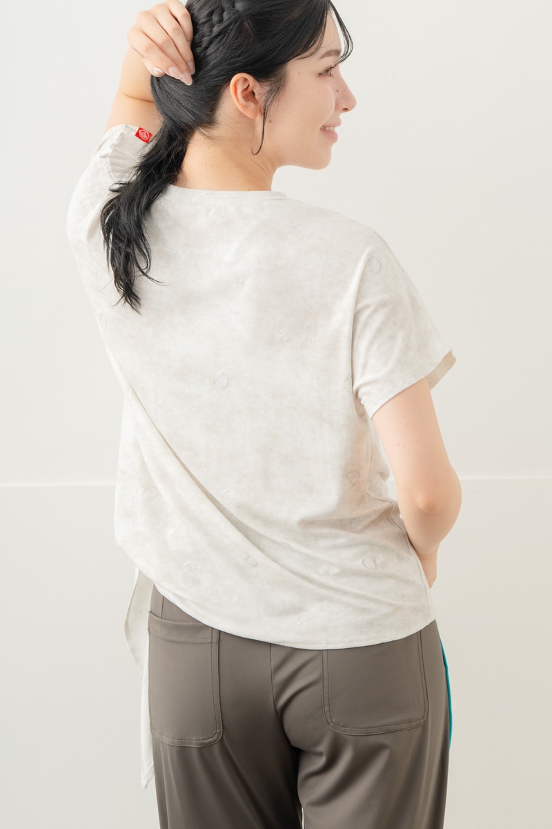【先行割10％OFF】　ランダムレター結びＴシャツ ホワイト 5634-1492【8/17まで】