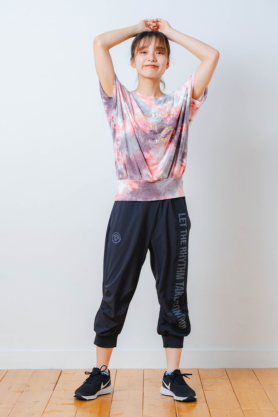 タイダイカスタムプリント Tシャツ オレンジ 1534-1616