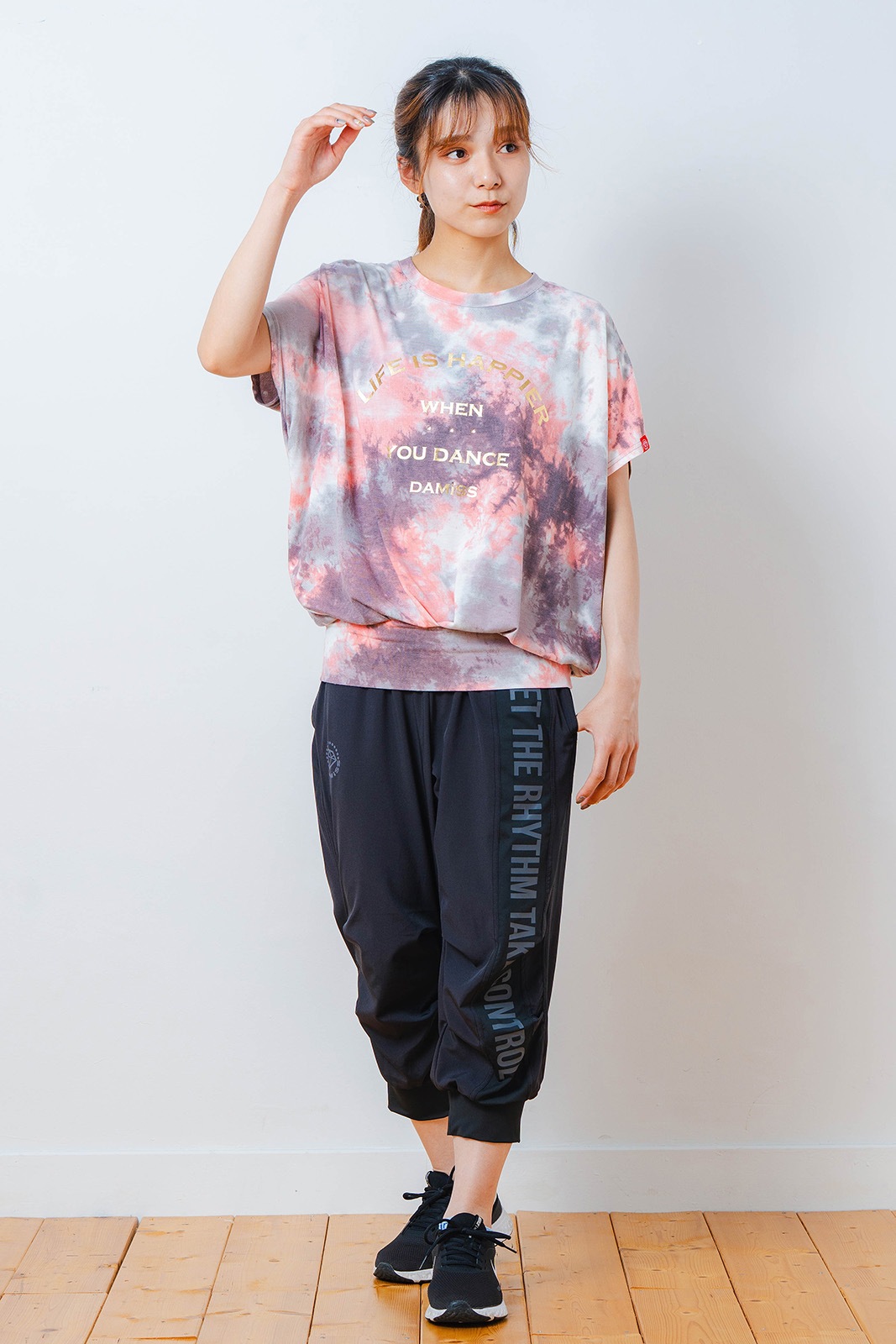 タイダイカスタムプリント Tシャツ オレンジ 1534-1616