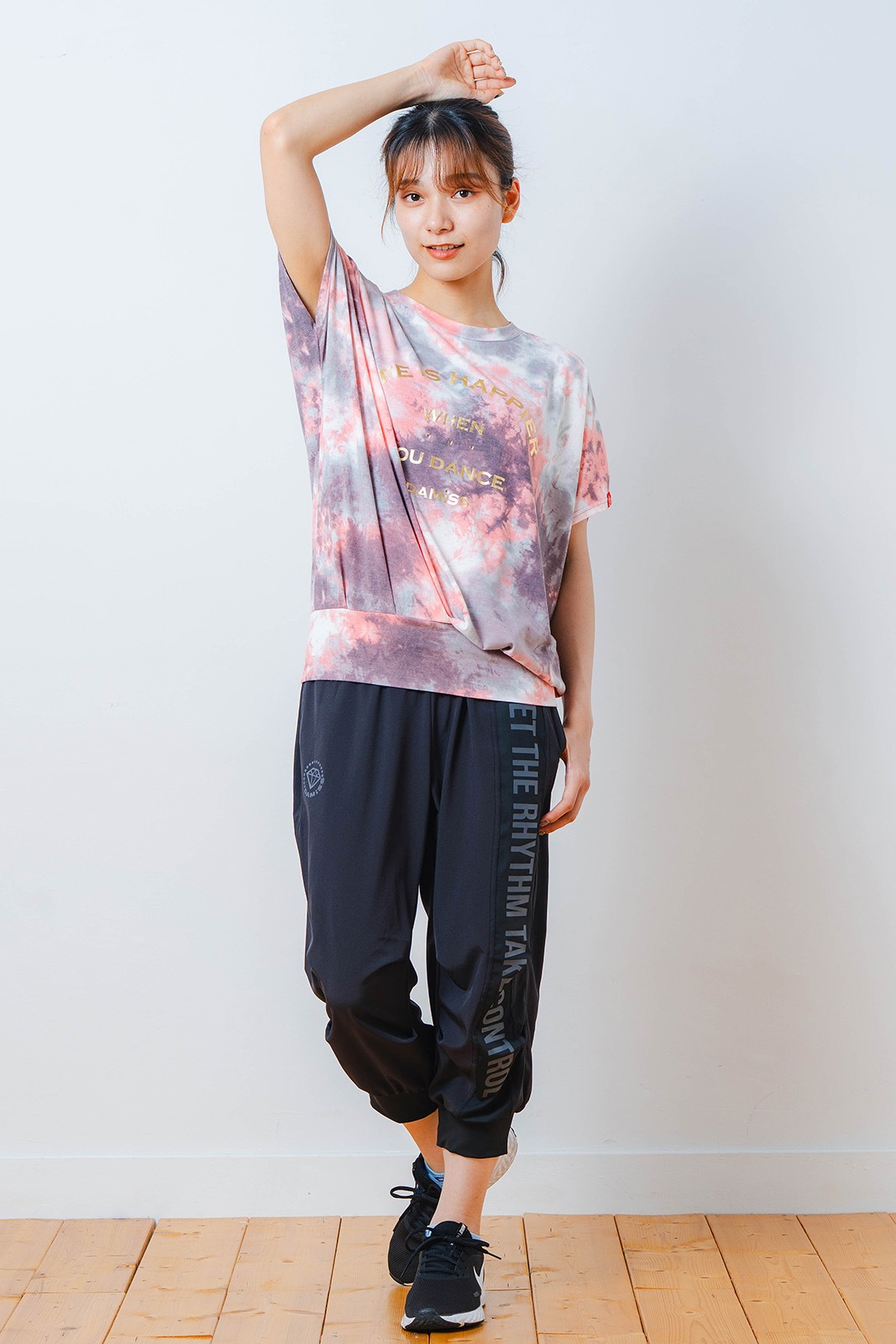 タイダイカスタムプリント Tシャツ オレンジ 1534-1616