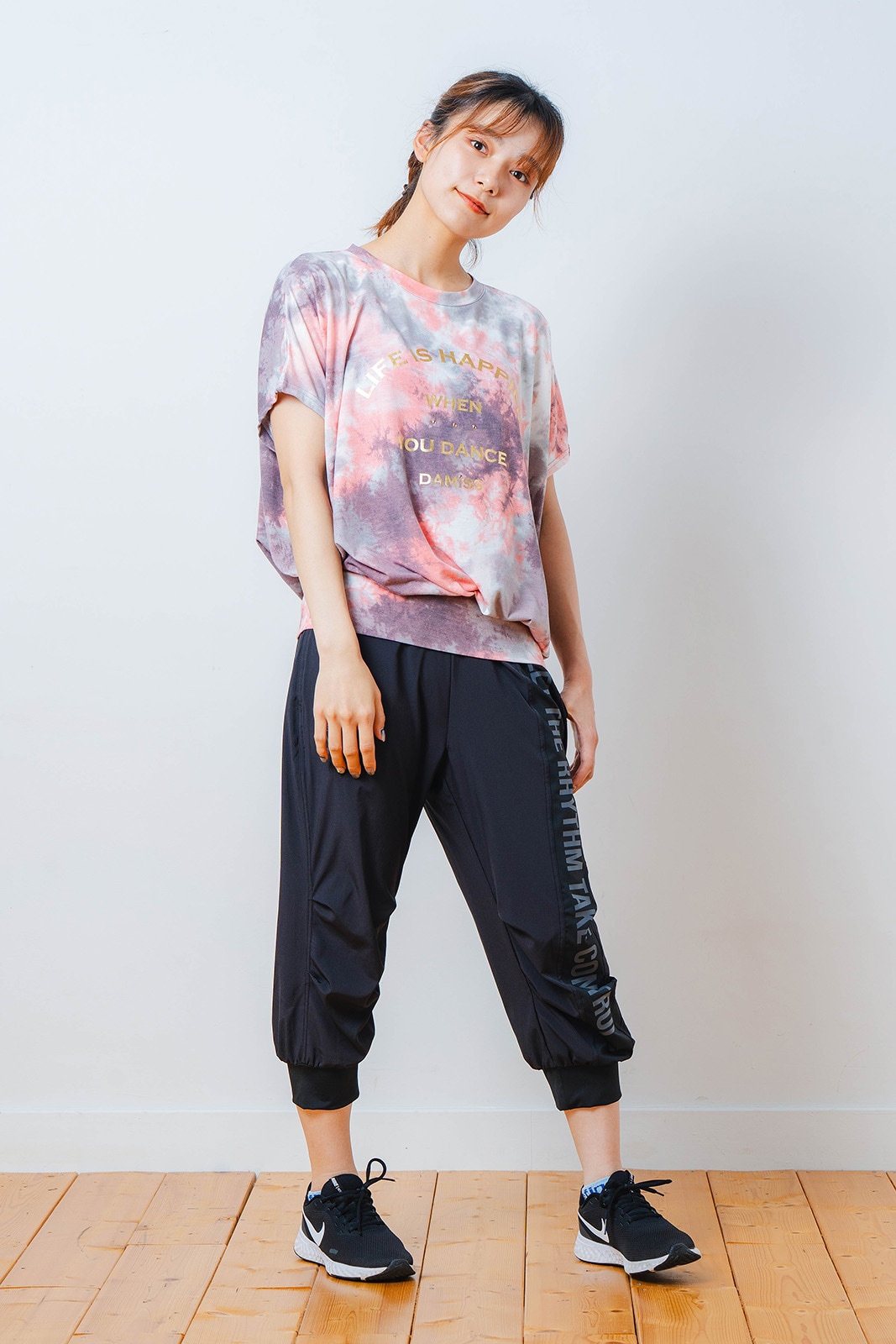 タイダイカスタムプリント Tシャツ オレンジ 1534-1616