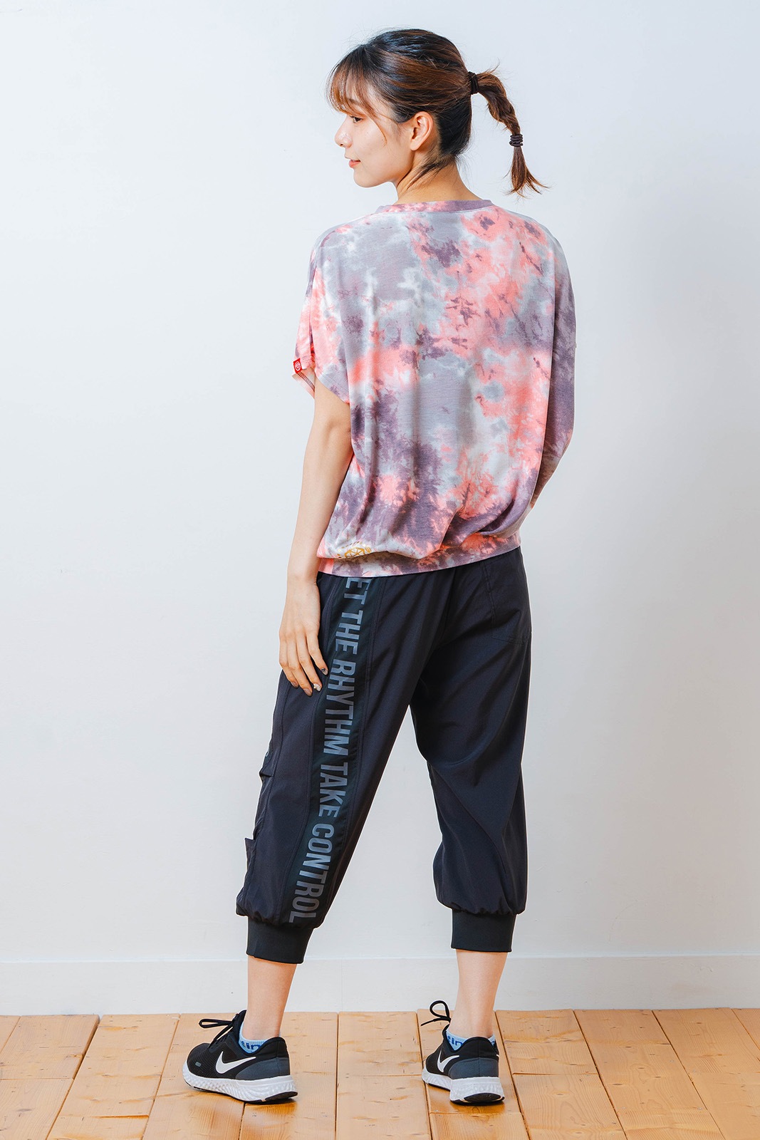 タイダイカスタムプリント Tシャツ オレンジ 1534-1616