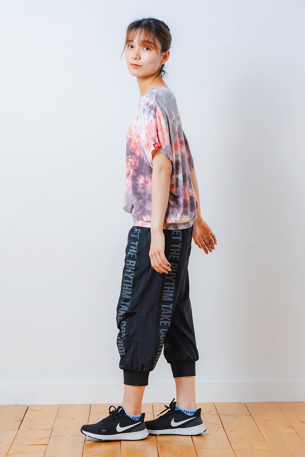 タイダイカスタムプリント Tシャツ オレンジ 1534-1616