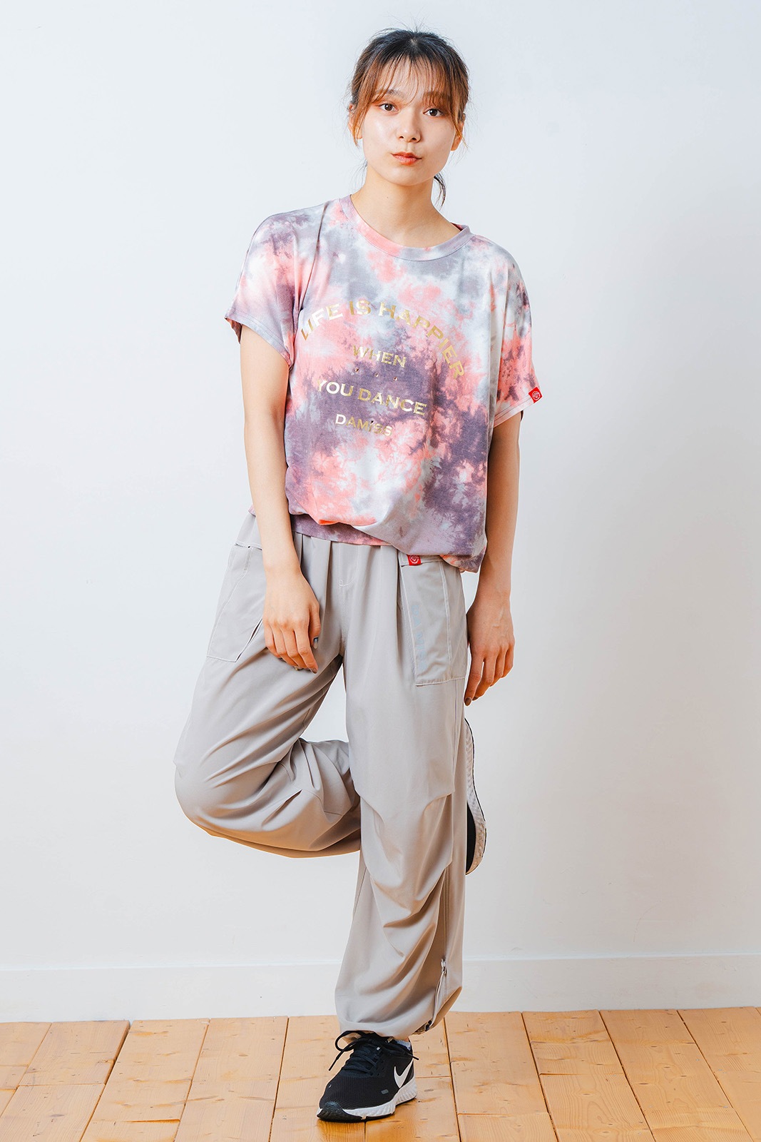 タイダイカスタムプリント Tシャツ オレンジ 1534-1616