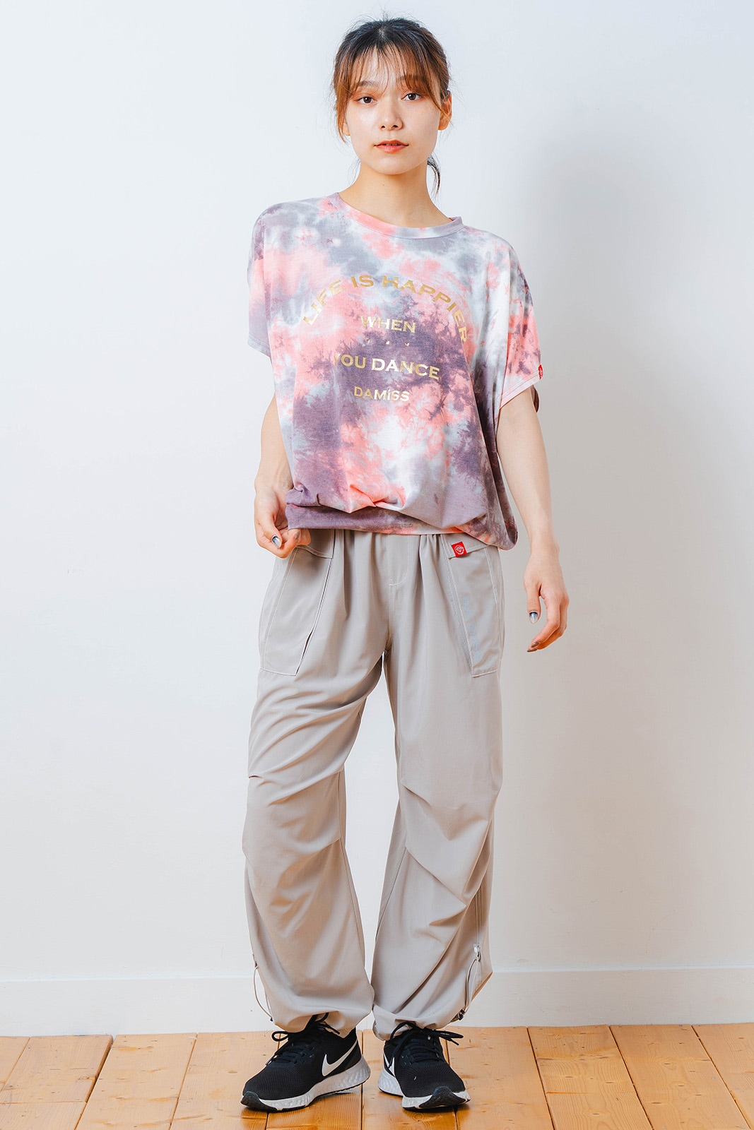 タイダイカスタムプリント Tシャツ オレンジ 1534-1616