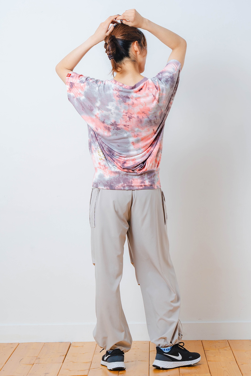 タイダイカスタムプリント Tシャツ オレンジ 1534-1616